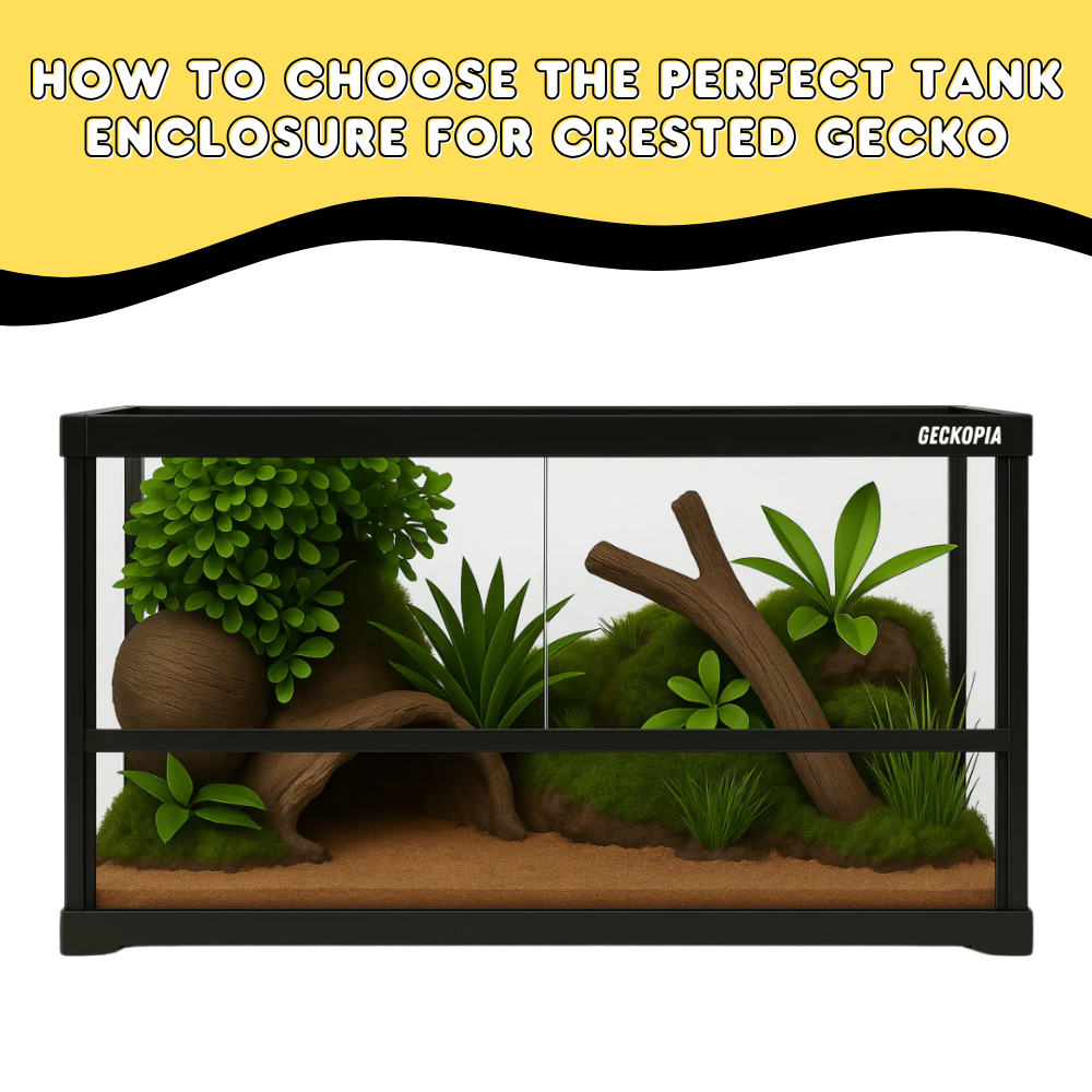 How to Choose the Perfect Tank Enclosure for Crested Gecko