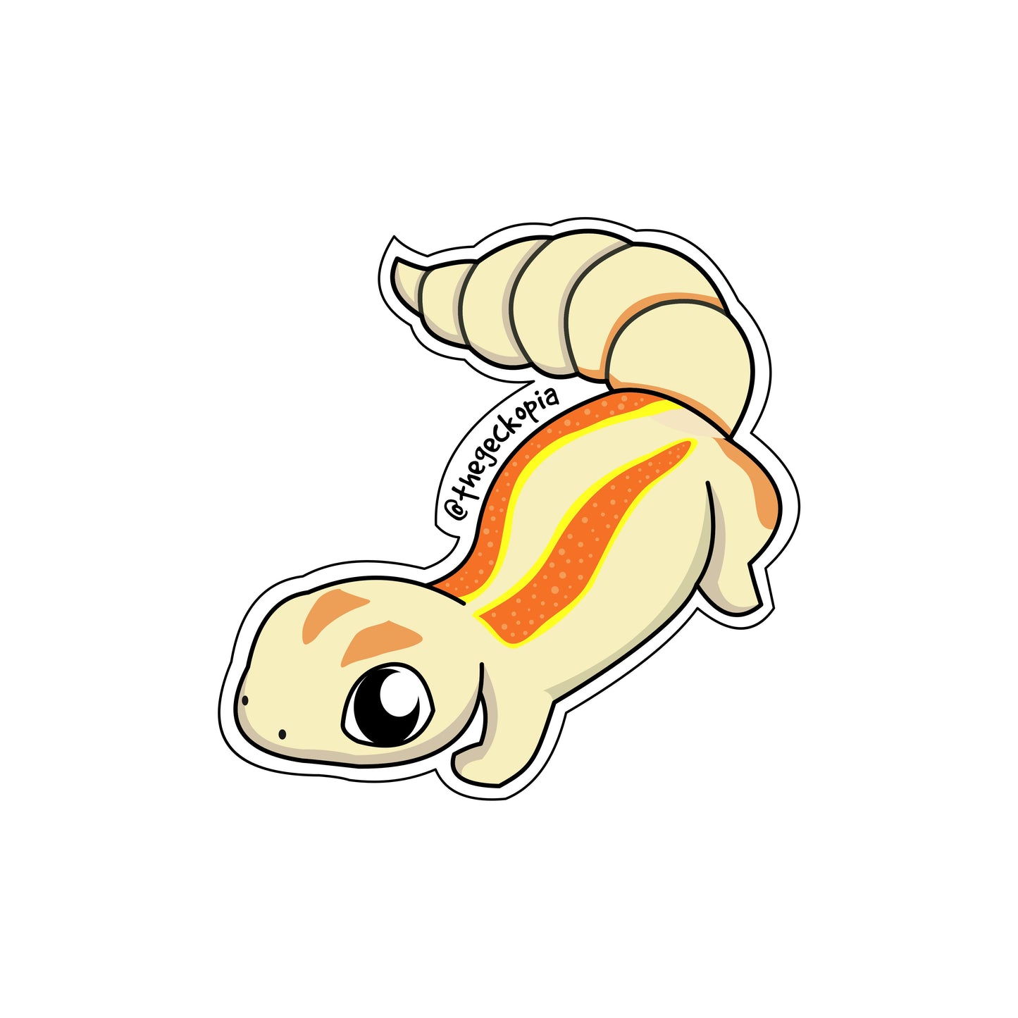 Leopard Gecko Morph Sticker/ Decals