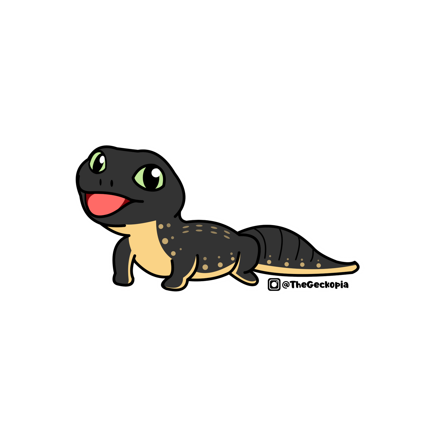 Leopard Gecko Morph Sticker/ Decals