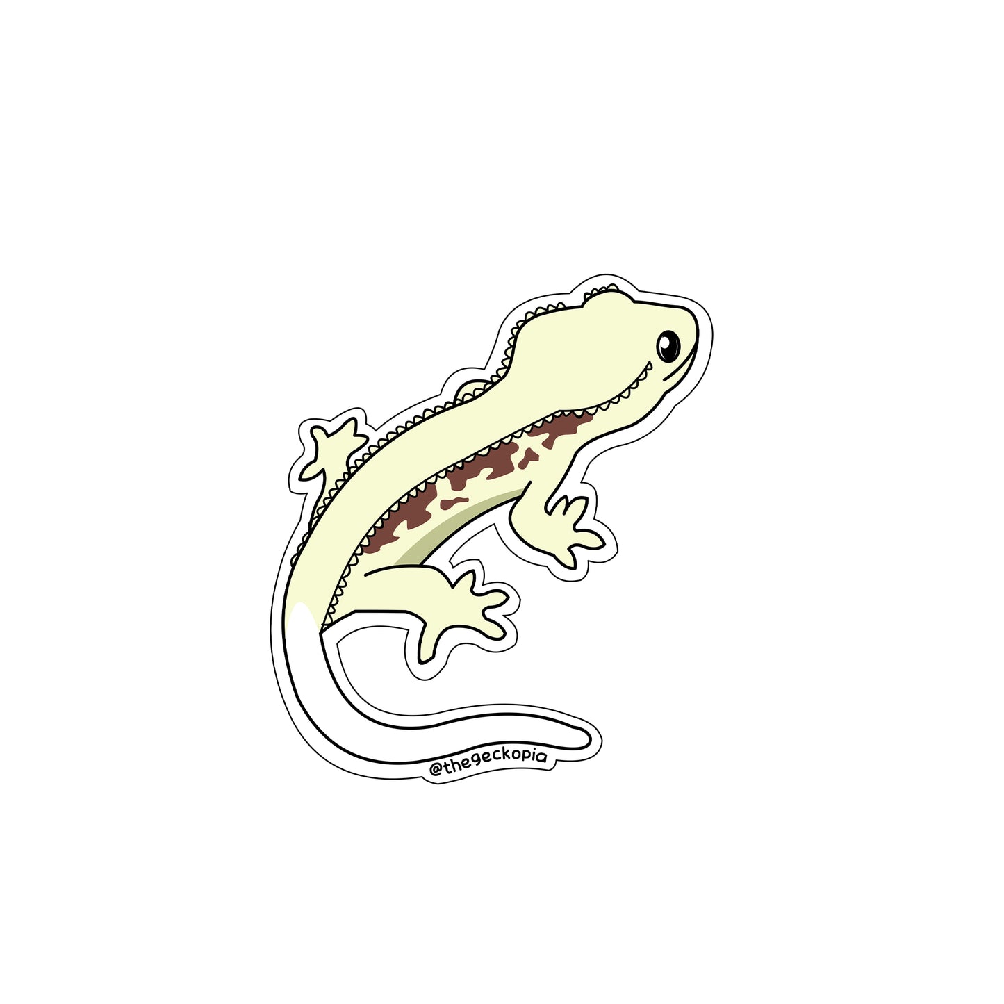 Crested Gecko Morph Stickers/ Decals
