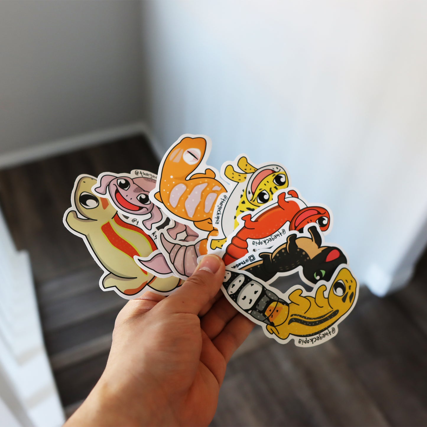 Leopard Gecko Morph Sticker/ Decals