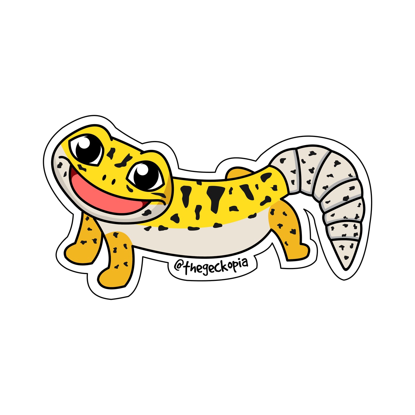 Leopard Gecko Morph Sticker/ Decals